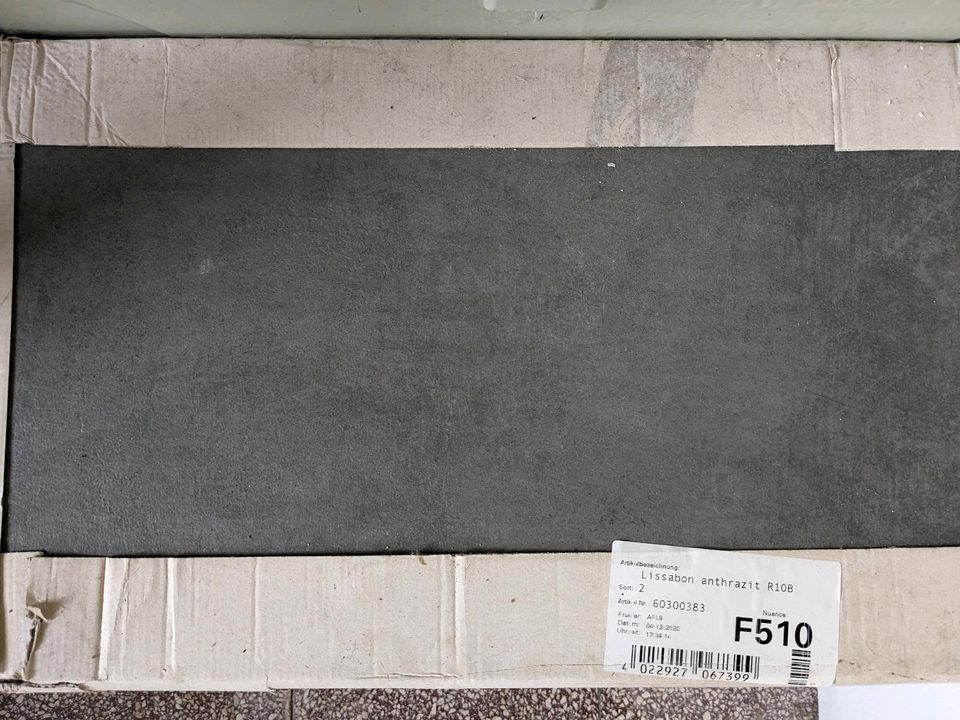 Fliesen grau anthrazit 30 x 60 cm ca. 9qm in Stadtilm