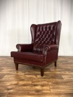 Chesterfield Ledersessel Vintage Ohrensessel Country House Sessel Nordrhein-Westfalen - Hüllhorst Vorschau