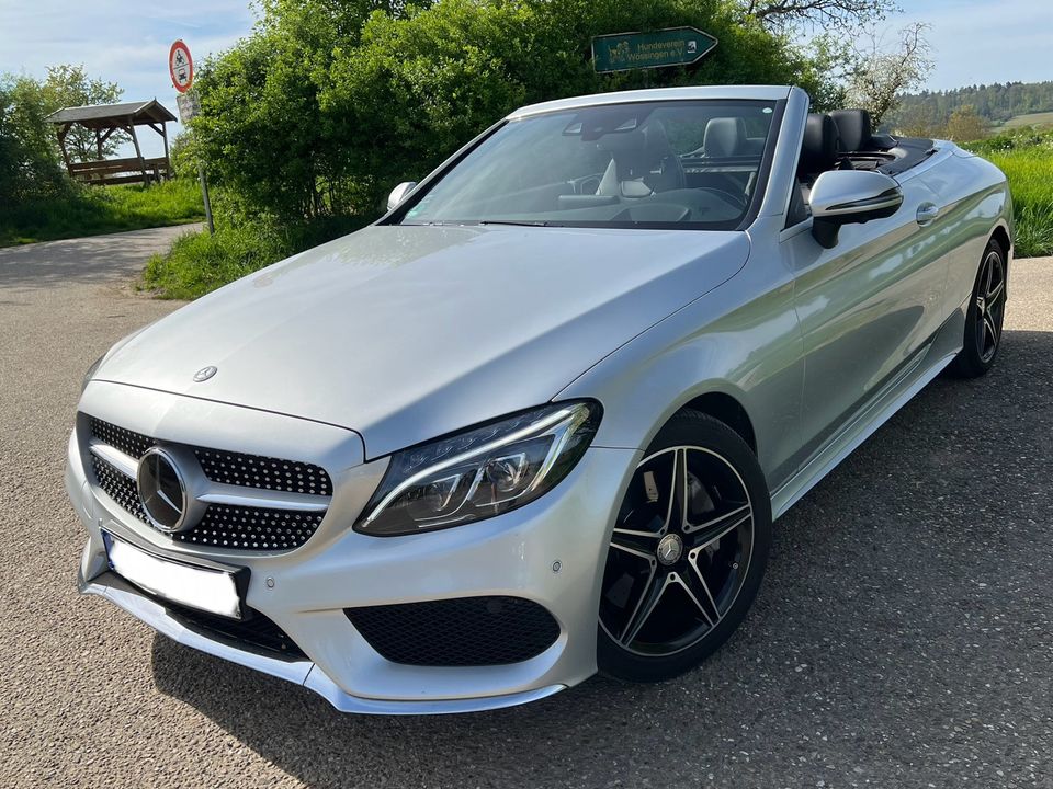 Mercedes C 250 d Cabrio 9G-Tronic AMG Leder Distronic Spur 360° in Bretten