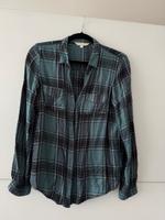 Bluse, Karobluse, Flanellhemd, blau, Review, Gr. S Bayern - Erlangen Vorschau