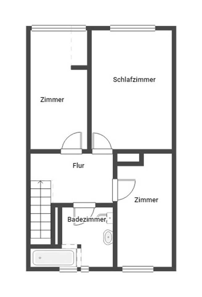 Gepflegtes RMH mit Renovierungspotential, Garage und großem Garten in schöner Lage von Fürth-Stadeln in Fürth