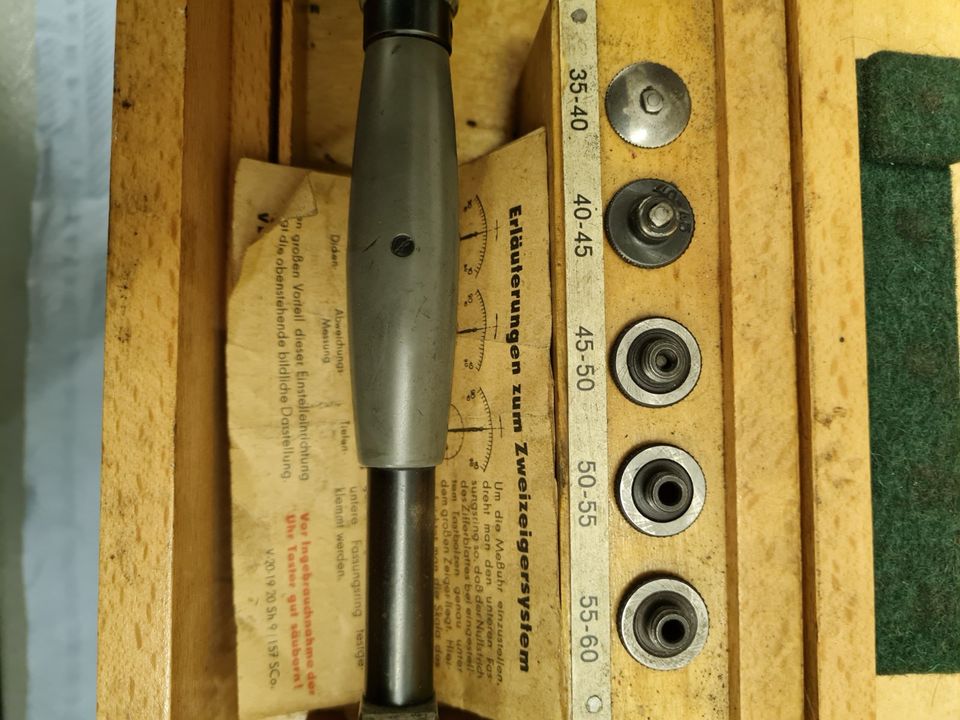 Messgerät  zum  Messen von Laufbuchsen 35-60 mm in Kölleda