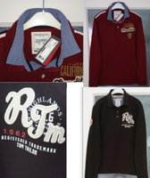 Esprit Rugbyshirt Rugby-Shirt Weinrot mit Jeanshemd Layering Look Niedersachsen - Syke Vorschau