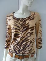 TIGER PRINT Damen Shirt Gr. 38 / M beige neuwertig Betty Barcley Bayern - Bamberg Vorschau