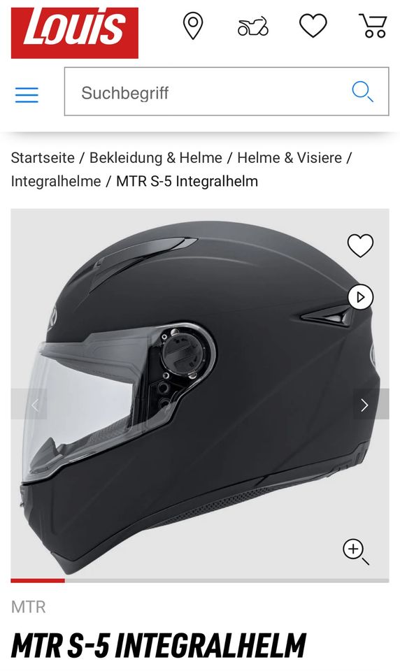 MTR Motorradhelm | XS 51-52cm | wie NEU * OVP * Rechnung in Aschaffenburg