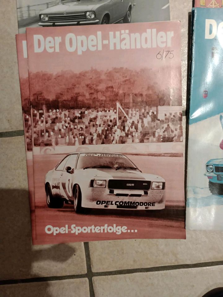 Magazin "der Opel Händler" 1974/ 1975, Diplomat, Manta, Bedford.. in Freinsheim