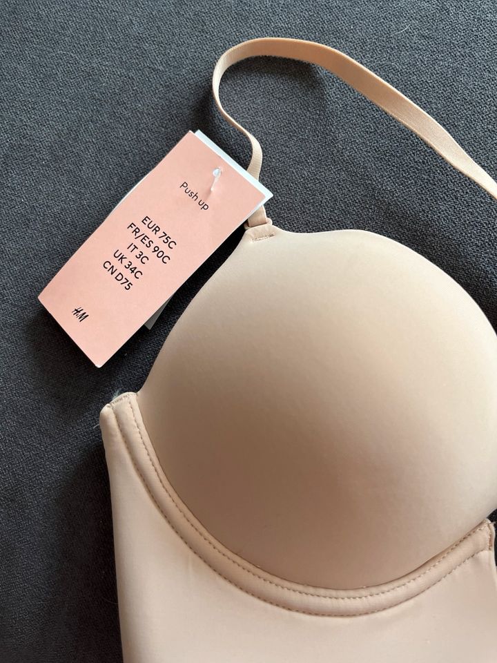 H&M Push-up BH 75C - Neupreis 29,99 in Mönchengladbach