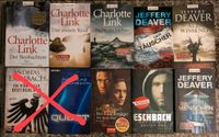 8 Bücher, Charlotte Link, Jeffery Deaver, Andreas Eschbach Hessen - Schaafheim Vorschau