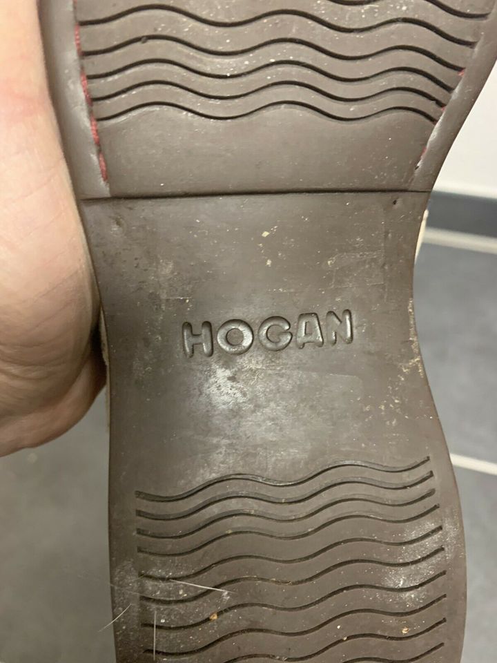 Hogan Veloursleder Stiefel Größe 38, wie neu in Treis-Karden