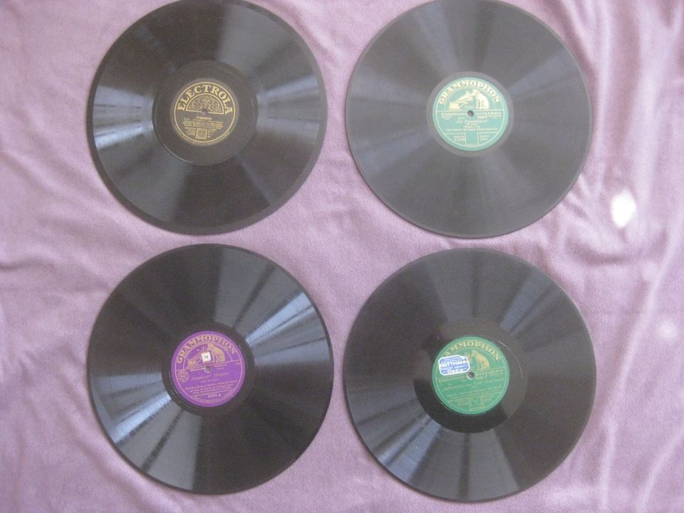 Schellackplatten Schellack Schallplatten Grammophon Platten Album in Gerbrunn