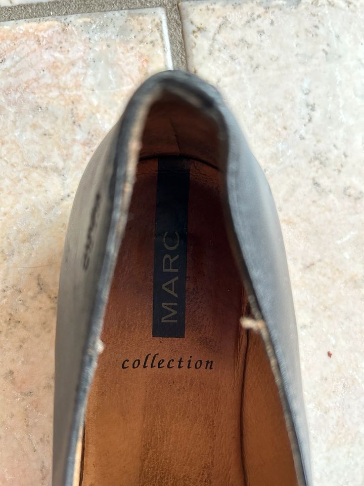 Marc Collection Schuhe/Halnschuhe Gr. 38 , schwarz , echtes Leder in Neumünster