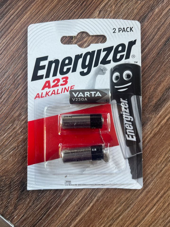 Batterie A23 3x Stück Neu Varta Energizer in Immenstadt