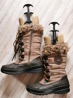 Winterstiefel Boots Damen Gr. 38 braun beige gefüttert Neu Hessen - Homberg Vorschau
