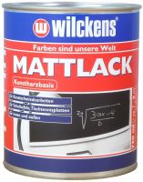Wilckens 0,75l Tafellack Farbe Tafelfarbe schwarz Tischtennis Schleswig-Holstein - Neumünster Vorschau