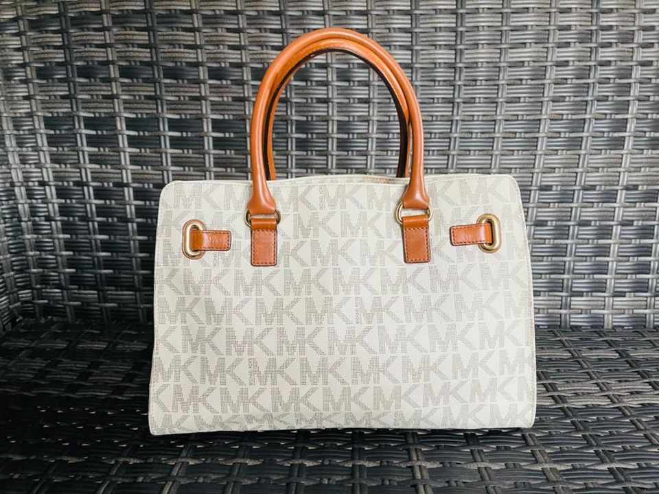 ♥ Michael Kors Large Vanilla Hamilton Damen Tasche ♥ 1 Hand in Kaiserslautern