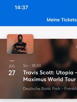 2x Travis Scott Tickets 27.7.24 in Frankfurt Rheinland-Pfalz - Hahnheim Vorschau