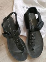 Liebeskind Berlin  Leder Sandalen Zehentrenner  schwarz Gr. 39 Hessen - Limburg Vorschau