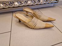 Pumps Sling beige aus Leder Gr.39,5 Baden-Württemberg - Ilvesheim Vorschau