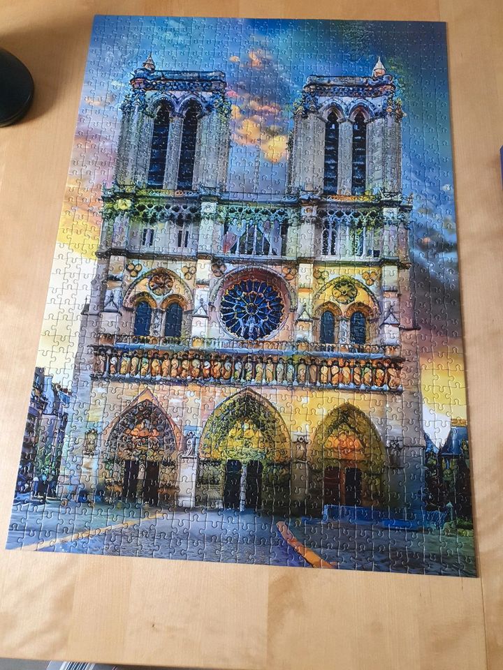 1000-er Puzzle. Paris, Notre Dame in Stade