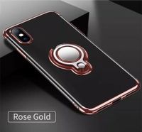 iPhone XS Cover Hülle ROSE GOLD mit Finger Halter NEU Saarland - Mettlach Vorschau