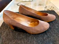 Gabor Damenschuhe 5 1/2, 38,5, Nubukleder, Leder, taupe beige, Häfen - Bremerhaven Vorschau