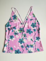 Damen Top Träger-Top von H&M Gr. 40 rosa bunt Blumenmotiv Brandenburg - Putlitz Vorschau