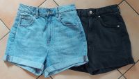Jeansshorts H&M Größe 32 34 Shorts blau schwarz Bayern - Wörth Kr. Erding Vorschau