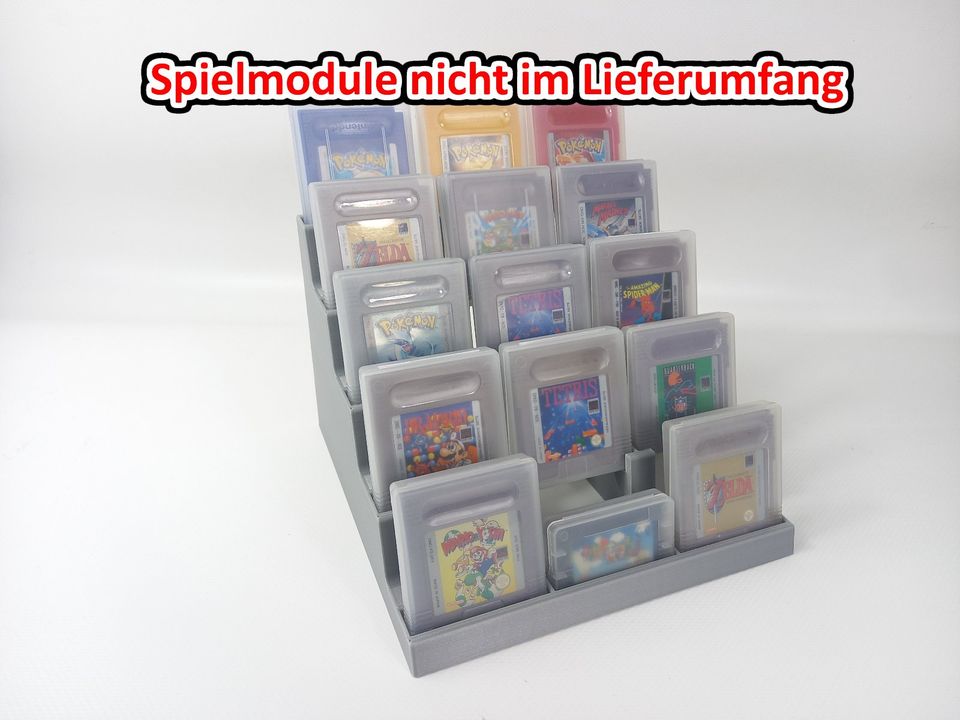 Aufsteller für Nintendo GameBoy Spiele Halter Spielehalter in Neuenrade