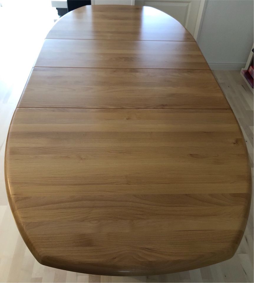 Esstisch - Tisch - Erle - ausziehbar - Holz - Holztisch - Oval in Homburg