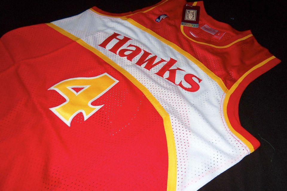 Spud Webb Atlanta Hawks Trikot Rot in Köln