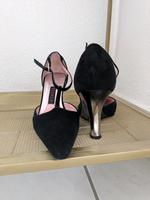 Escada Abendschuhe high heels Pumps Keilabsatz Düsseldorf - Pempelfort Vorschau
