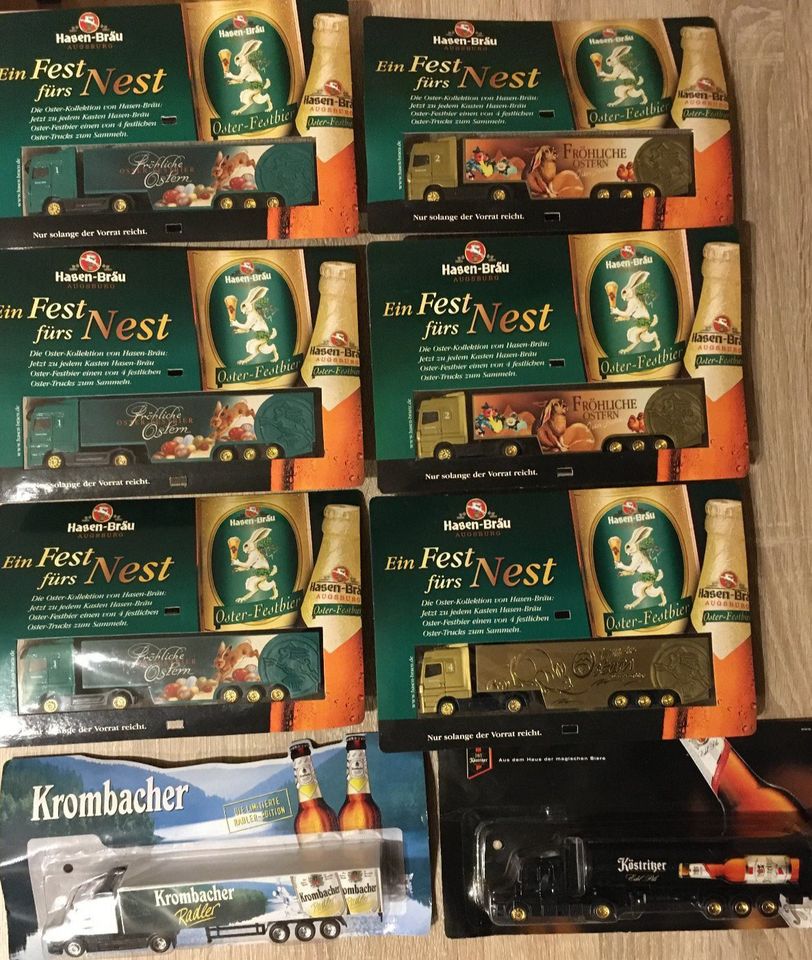 50 original verpackte Brauerei Model Trucks - Werbe LKW (1:87) in Wolnzach