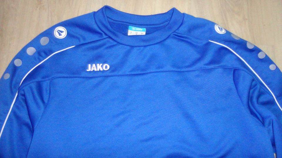 sportliches "Jako" langarm Shirt, blau Gr. L in Bischofswerda