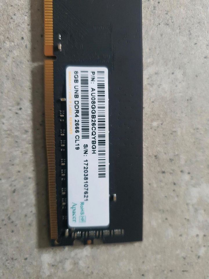 8gb DDR4 Ram zu verkaufen in Marpingen