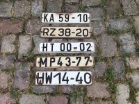 Altes Nummernschild DDR Trabant Wartburg Lada Sachsen-Anhalt - Wanzleben Vorschau