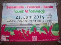 Selbsthilfe-Festival-Berlin 2014 POSTER PLAKAT Tempelhof BERLIN Mitte - Tiergarten Vorschau