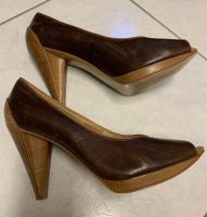 High Heels/Peeptoes von Fossil, Gr. 38, Leder, kaum getragen Hessen - Bürstadt Vorschau