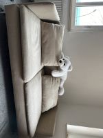 2/3 Sofa couch beige hellbraun Nordrhein-Westfalen - Dinslaken Vorschau