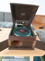 Grammophone mit Schallplatte Bayern - Haag in Oberbayern Vorschau