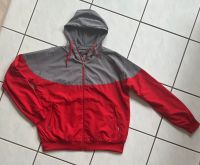 Avento Sports Trainingsjacke Kapuzenjacke Rot/Grau Hessen - Limburg Vorschau