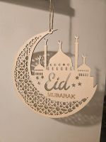 Eid Mubarak Holz Dekoration Anhänger Hessen - Darmstadt Vorschau