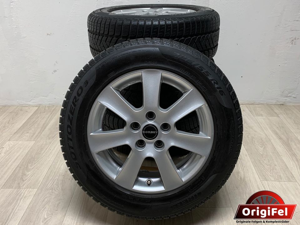 Audi A6 4F TT 8J Q2 GA 225/55 R16 Zoll Winterreifen Alufelgen M+S in Burgwedel