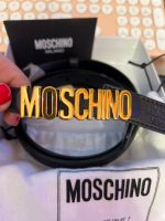 Moschino belt Nero Gürtel Gr 95 schwarz Gold Leder Nordrhein-Westfalen - Recklinghausen Vorschau