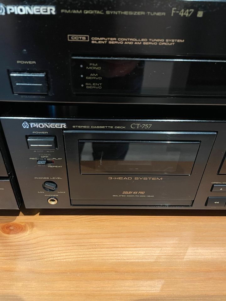Stereoanlage Pioneer PD 9300, A 656 Mark II, F 447, CT 757 in Mönchengladbach