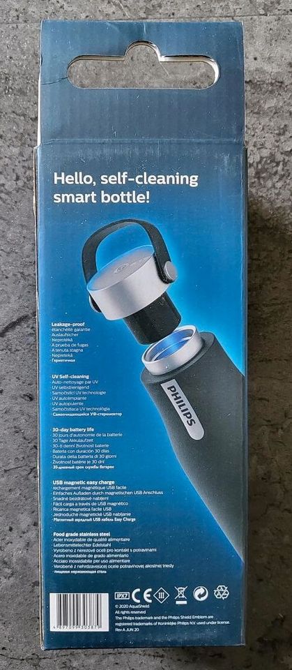 Philips Go Zero Smart Bottle UV Flasche selbstreinigend NEU + OVP in Lübeck