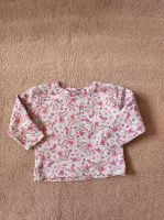 AL80 graues Shirt Langarmshirt rot und rosa Blumenmuster Gr. 80 Blumenthal - Lüssum-Bockhorn Vorschau