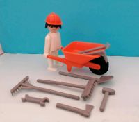 Playmobil - 3114 Bauarbeiter mit Schubkarre Bergedorf - Hamburg Lohbrügge Vorschau