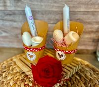 Geschenkset Muttertag ❤️ Mitbringsel Kerze Kerzenhalter Handmade Thüringen - Creuzburg Vorschau