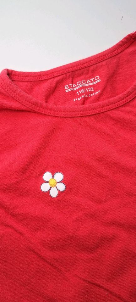 Staccato Langarmshirt rot mit Blume Gr. 116 122 Gerne getragen in  Niedersachsen - Göttingen | eBay Kleinanzeigen ist jetzt Kleinanzeigen