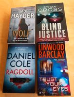 4 englische Krimis. Wolf, Ragdoll, Blind Justice, Trust your Eyes Niedersachsen - Buchholz in der Nordheide Vorschau